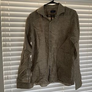 Proper cloth men’s button down linen shirt